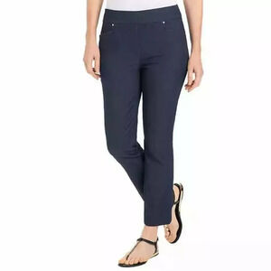 Hilary Radley Pull-On Ankle Pants Indigo Size XXL NWT